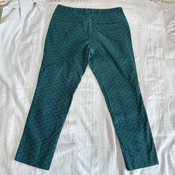 Banana Republic Dress Pants Blue/Green Petite - Picture 3 of 9